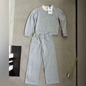 NWT Moncler Gray Sweatshirt and Pants Set 10